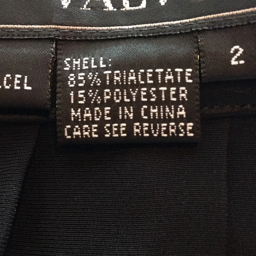 Carmen Marc Valvo Wide Leg High waisted dress Pants EUC - Picture 9 of 10